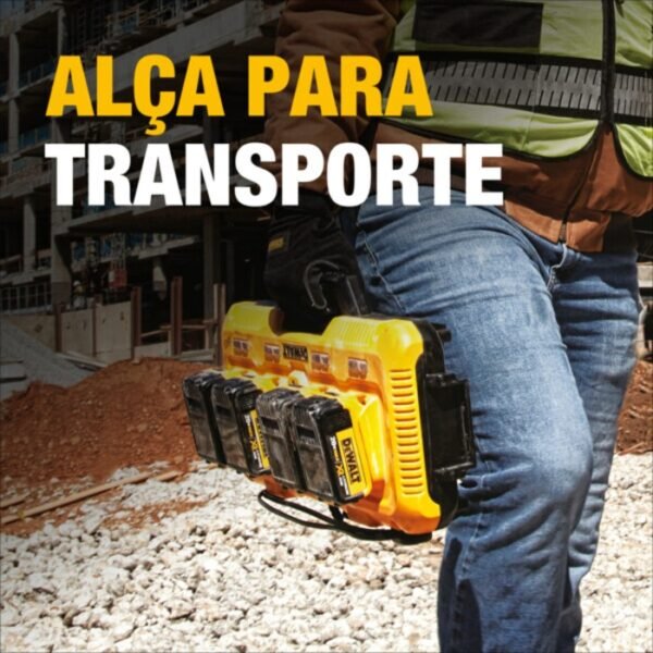 MULTICARREGADOR RAP.12V- 20V MAX 4ENT220V - Imagem 4