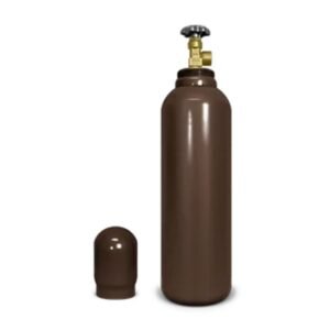 CILINDRO ARGONIO MARRON 7LT C/ VALV. E CAP GALZER