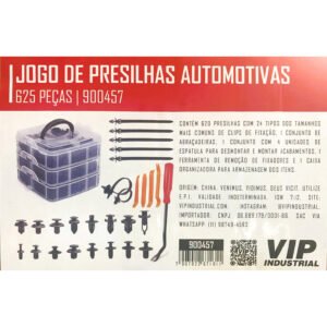 JG PRESILHAS AUTOMOTIVAS 625PÇS VIP 900457