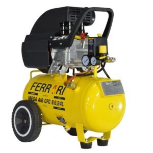 COMPRESSOR DE AR MEGA AIR CFC 8,6/24L 127V 2HP FERRARI