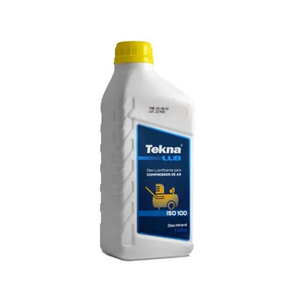 OLEO LUBRIFICANTE  P/ COMPRESSORES DE AR SAE 100 - FRASCO 1000ML - MINERAL TEKNA 900340