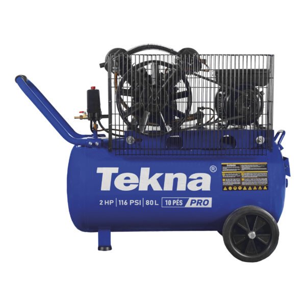 COMPRESSOR DE AR  CP10080P-1 127V/60HZ 80L 2HP TEKNA 1011101 - Imagem 2