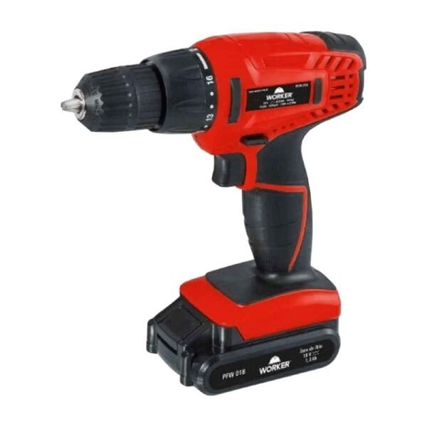PARAF DE IMPACTO 18V BAT 17PÇS WORKER - Imagem 2