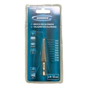 BROCA ESCALONADA 4-5-6-7-8-9-10-11-12MM GROSS 7236055