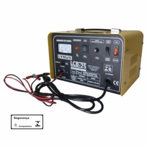 LCB-25 CARREGADOR DE BATERIA PORTATIL 127V LYNUS 00005388.4