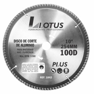 DISCO CORTE DE ALUMINIO 254MMX100D PLUS LOTUS 5001842
