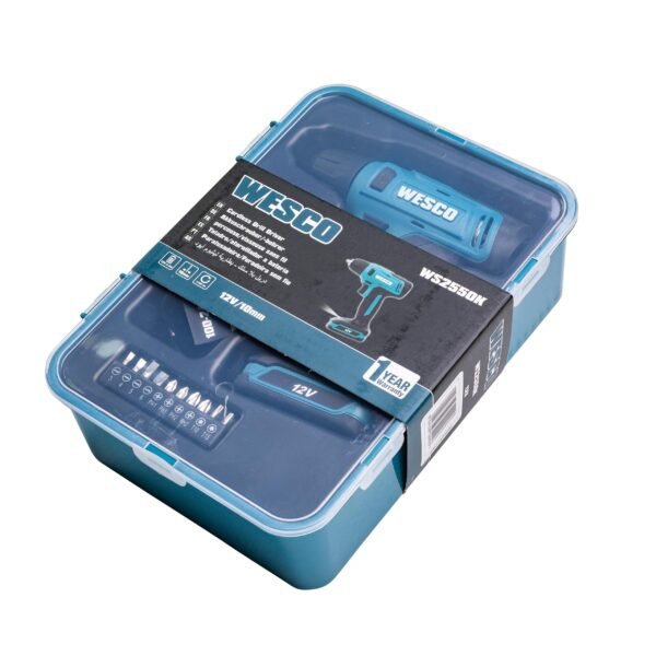 PARAFUSADEIRA A BATERIA 12V WESCO - Imagem 4