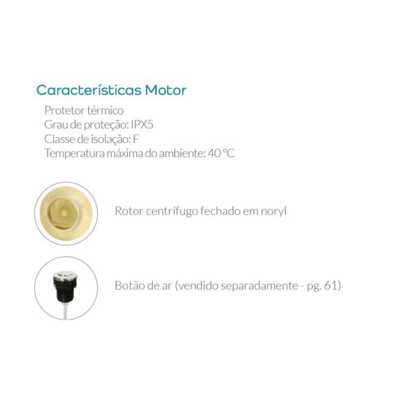MB HIDROMASSAGEM LSPA 1300 1,5 HP MON 220V PDR LEPONO - Imagem 2