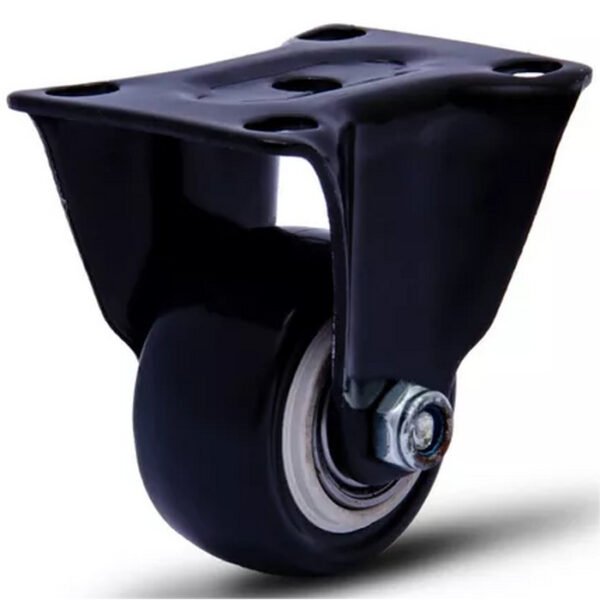ROD.FIXO 312 PRETO PL 80X105 RODA BP C/ ROL.ESF.PRETA COLSON