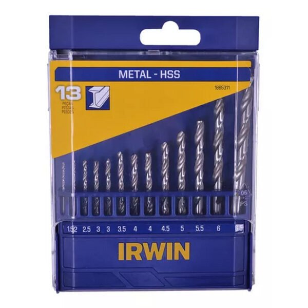 CONJ BROCAS AR 13PCS 1.5 -6.5MM IRWIN