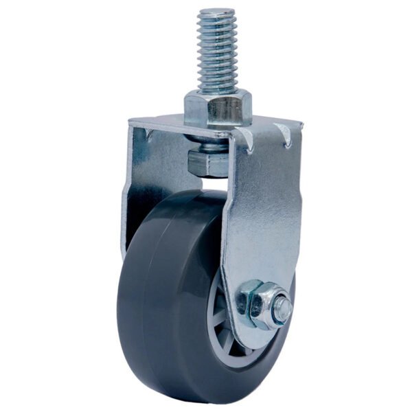 ROD. FIXO 2 C/ ESPIGA E RODA PVC - FURO PASSANTE COLSON